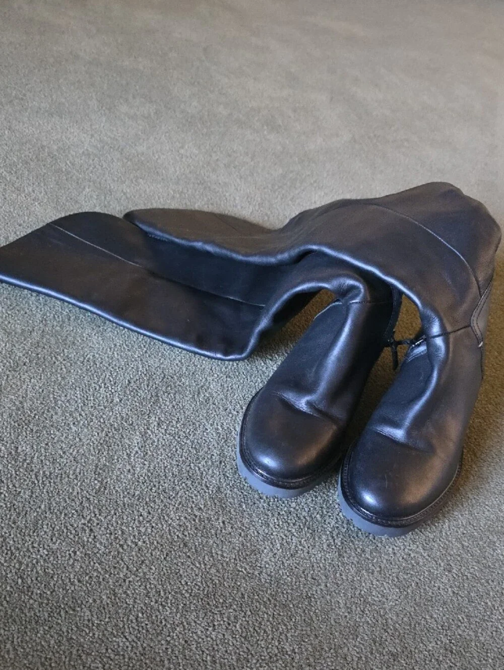 Cole Haan Black Over-the-Knee Riding Boots